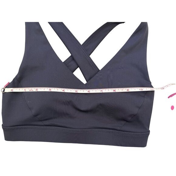 Lululemon Envital Bra B/C Cross-Back Sports Bra Size 4 Black W2EIWS in BKNT NWT - Picture 13 of 15